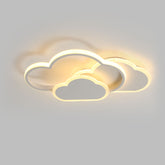 Lampa sufitowa LED, oświetlenie sufitowe Home Decor, biały akrylowy żyrandol 36W, lampa sufitowa w kształcie chmury do sypialni, salonu, jadalni, ciepłe światło 3000K